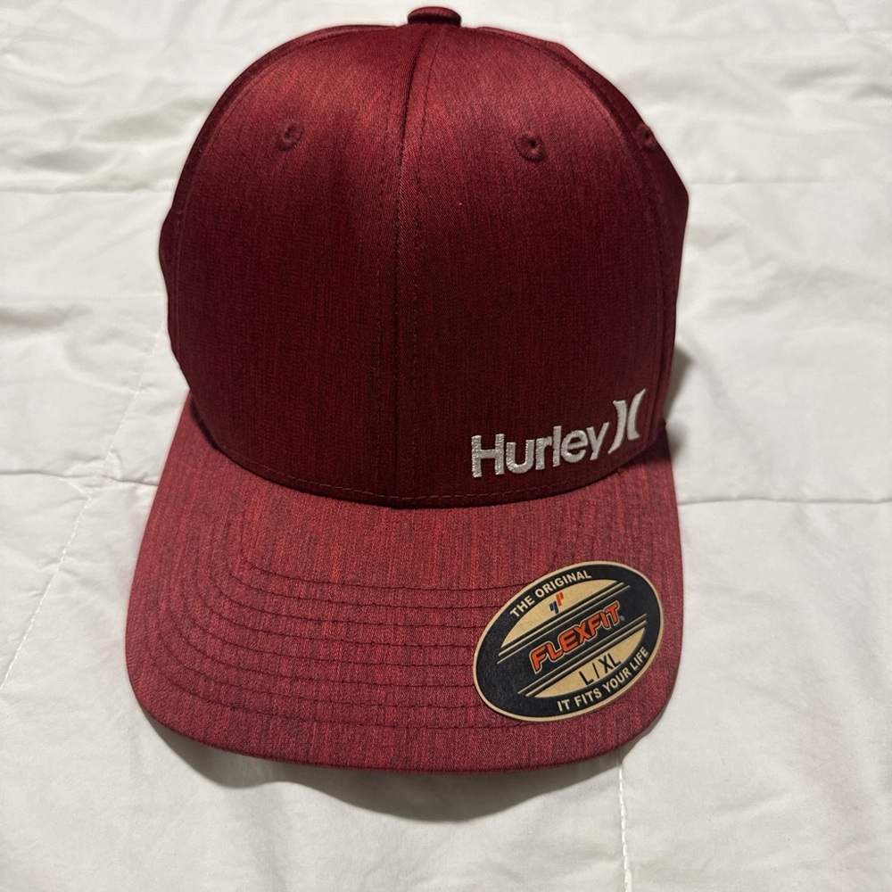 Hurley Maroon Flexfit Hat